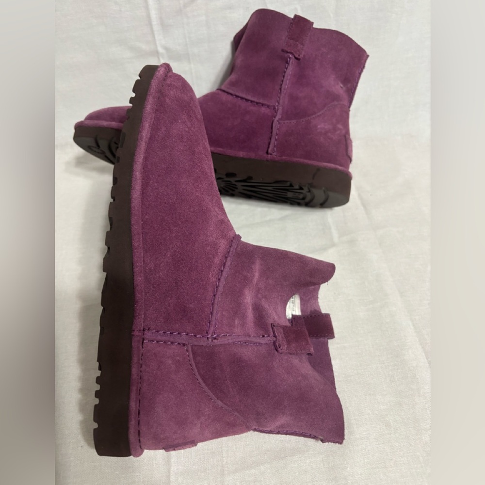 UGG Purple Suede Ankle Boots - Picture 8 of 8